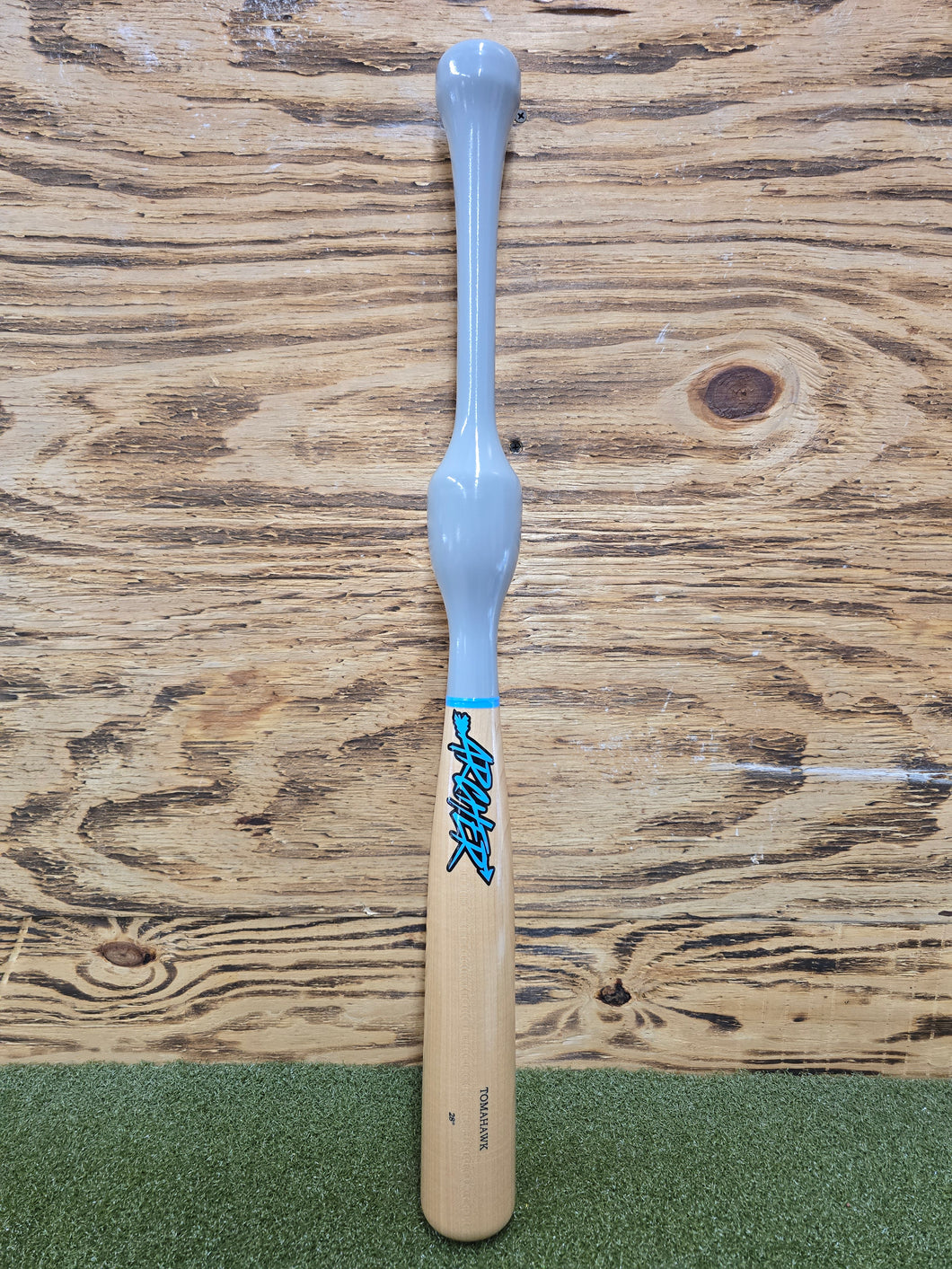 Tomahawk 28 inch Training Bat Grey handle  Natural barrel