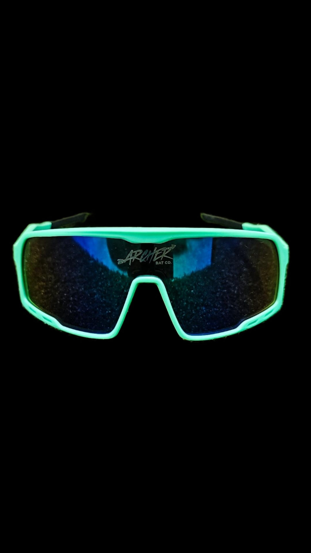 Archer Bat Sunglasses  Teal Frame